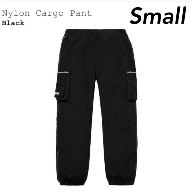 S Supreme 19SS Nylon Cargo Pant 黒 新品