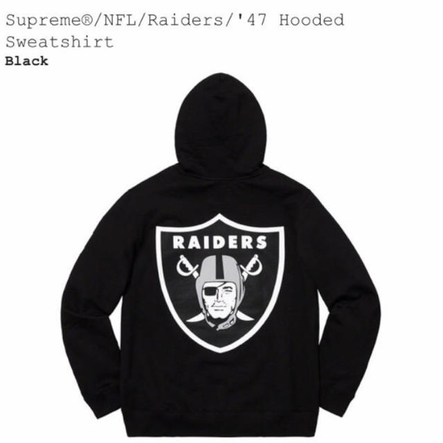 ファッション通販店舗 Supreme Raiders Hooded Sweatshirt 国内正規品