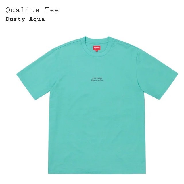 Supreme(シュプリーム)の19ss Supreme Qualite Tee DustyAqua S 送料込 メンズのトップス(Tシャツ/カットソー(半袖/袖なし))の商品写真