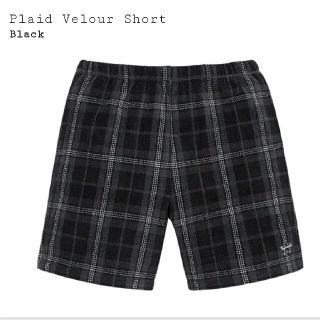 シュプリーム(Supreme)の【XL】supreme Plaid Velour Short (ショートパンツ)