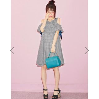 グレイル(GRL)の☆新品☆GRL ギンガムチェックワンピース(ミニワンピース)