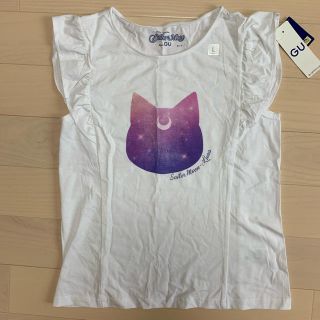 ジーユー(GU)のセーラームーン ルナTシャツ(Tシャツ(半袖/袖なし))