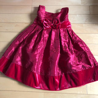 赤　ドレス 3T(ドレス/フォーマル)