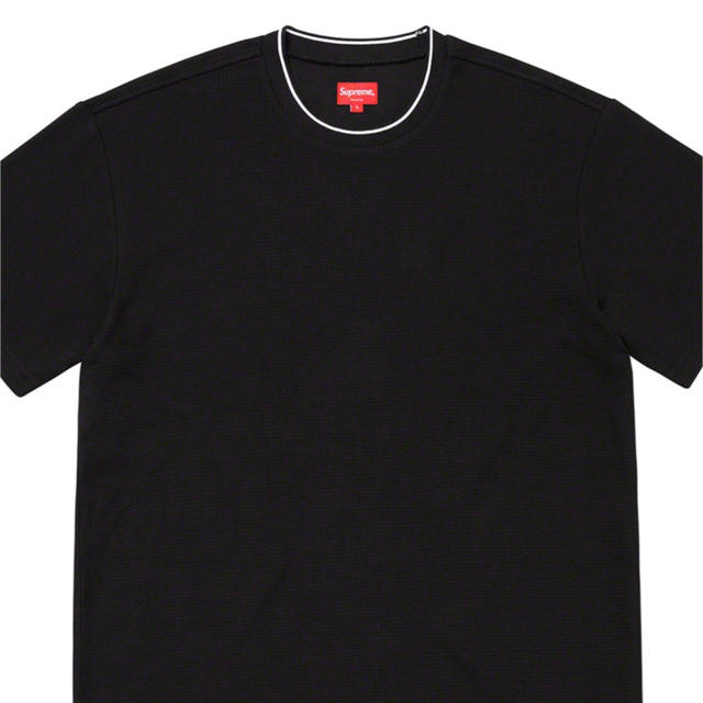 Supreme - supreme stripe Rib Waffle Top black M Supreme - supreme stripe Rib Waffle Top black M
