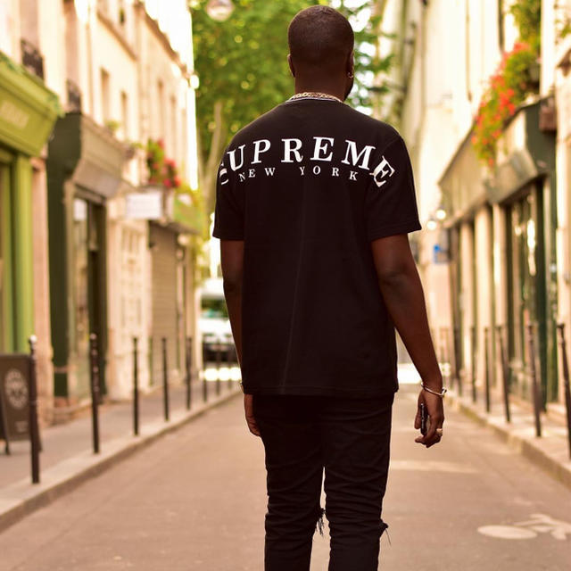 Supreme - supreme stripe Rib Waffle Top black M Supreme - supreme stripe Rib Waffle Top black M