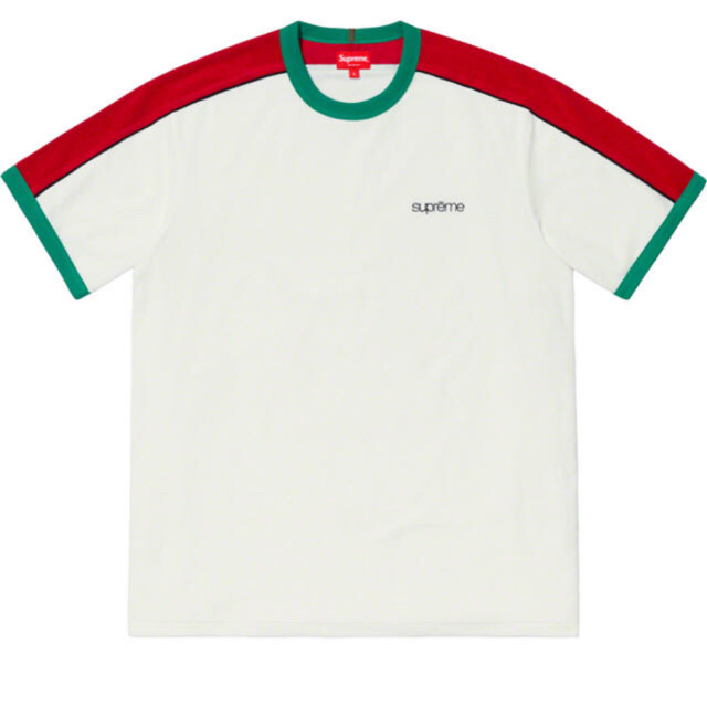 Supreme Shoulder Stripe Terry S/S Top L