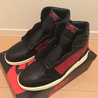 ナイキ(NIKE)のNIKE AIR JORDAN 1 DEFIANT COUTURE 赤黒(スニーカー)