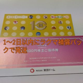 ヨミウリジャイアンツ(読売ジャイアンツ)の東京ドーム株主優待(遊園地/テーマパーク)