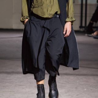 yohji yamamoto 17ss ラップパンツ コットン-