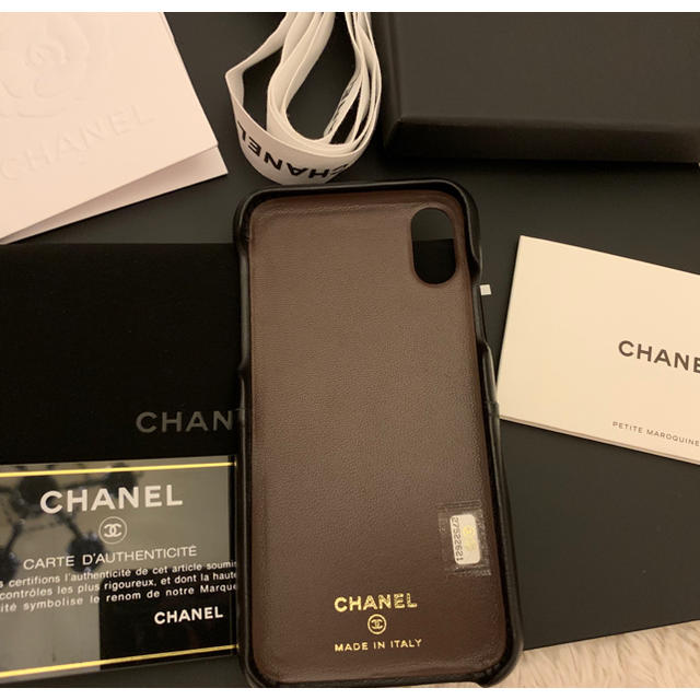 CHANEL(シャネル)のシャネル  Chanel Iphoneケース X XS用 ラムスキン 超美品   スマホ/家電/カメラのスマホアクセサリー(iPhoneケース)の商品写真