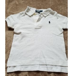 ポロラルフローレン(POLO RALPH LAUREN)のラルフ 白 ポロシャツ 80cm(シャツ/カットソー)