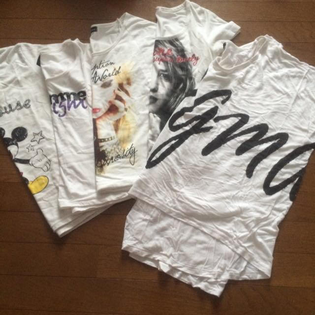 Tシャツ・カットソー詰め合わせ(白) レディースのトップス(Tシャツ(半袖/袖なし))の商品写真
