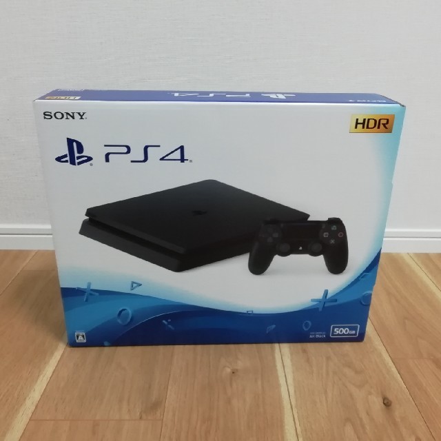 新品PS4 ジェット・ブラック 500GB CUH-2100AB01★即発送可 家庭用ゲーム機本体
