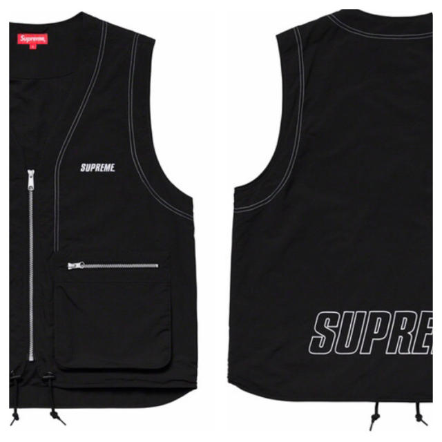 Supreme - supreme ベスト M 黒の通販 by MADMAX18's shop 