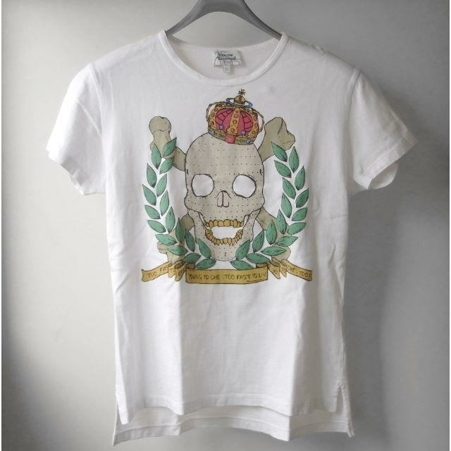 Vivienne Westwood(ヴィヴィアンウエストウッド)の★Vivienne Westwood スカルプリントカットソー 46(S～M)★ メンズのトップス(Tシャツ/カットソー(半袖/袖なし))の商品写真