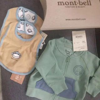 モンベル(mont bell)のmont-bell  スタイ トップス セット(ベビースタイ/よだれかけ)