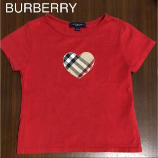 バーバリー(BURBERRY)のバーバリー Tシャツ 赤ハート 110cm(Tシャツ/カットソー)