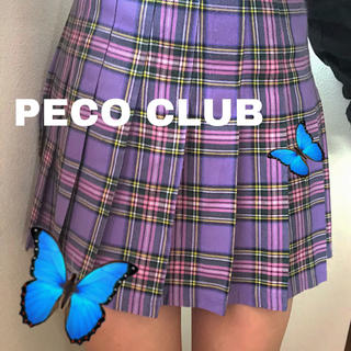バブルス(Bubbles)のPECO CLUB チェックプリーツスカート(ミニスカート)