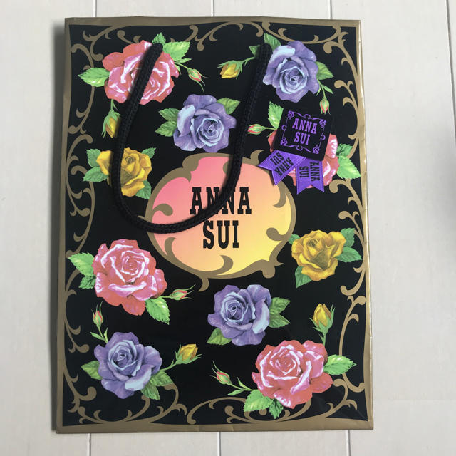 ANNA SUI(アナスイ)の美品 アナスイ 紙袋 ギフトシール付き レディースのバッグ(ショップ袋)の商品写真