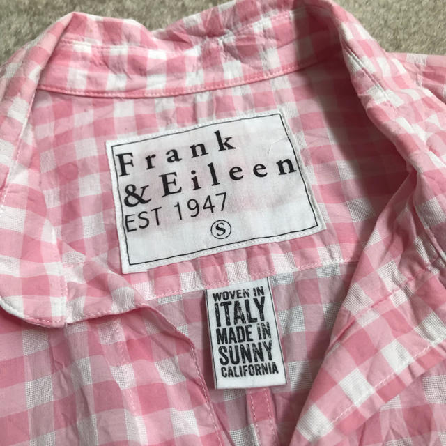 Frank&Eileen(フランクアンドアイリーン)のFrank&Eileen ギンガムチェック シャツ S レディースのトップス(シャツ/ブラウス(長袖/七分))の商品写真