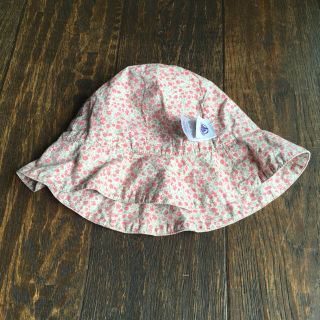 プチバトー(PETIT BATEAU)の【Chaiさん専用】帽子 ピンク かぼちゃパンツ(帽子)