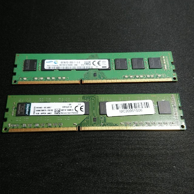 ddr3メモリ　8GB 2枚