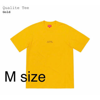 シュプリーム(Supreme)のsupreme Qualite Tee gold 19ss Tシャツ(Tシャツ/カットソー(半袖/袖なし))