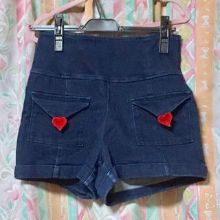 スワンキス(Swankiss)のSwankiss ハートレターショートパンツ(ショートパンツ)