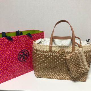 トリーバーチ(Tory Burch)の籠バック トリーバーチ 入手困難レア物(かごバッグ/ストローバッグ)