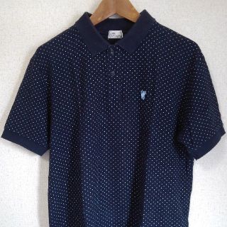 コーエン(coen)の【coen】 DEILY CLOTHING コーエン ドット総柄 半袖ポロシャツ(ポロシャツ)