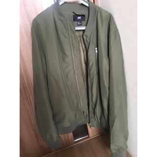 エイチアンドエム(H&M)の げんじshop ma1 MA1 パーカー(テーラードジャケット)