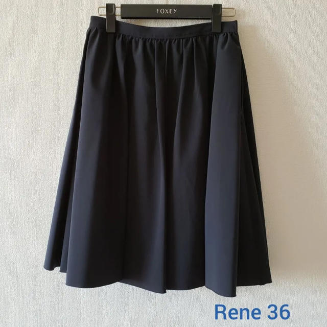 Rene ネイビースカート 36スカート