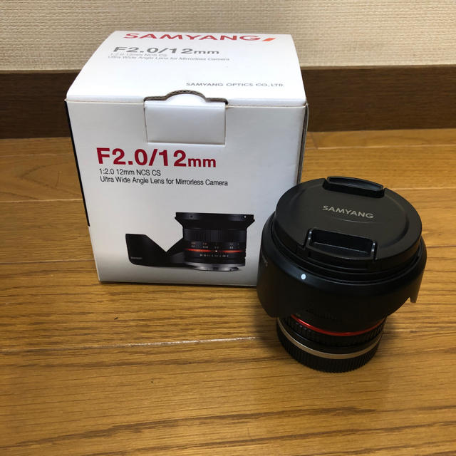 確定済】SAMYANG 単焦点広角レンズ12mm F2.0ブラック - レンズ(単焦点)