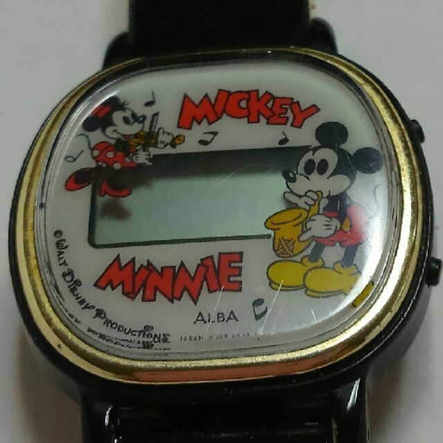 ALBA(アルバ)のアンティークミッキー&ミニー腕時計 レディースのファッション小物(腕時計)の商品写真