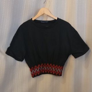 ザラ(ZARA)の☆ZARA デザインカットソー☆(カットソー(半袖/袖なし))