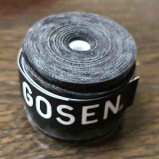 ゴーセン(GOSEN)のゴーセン GOSEN グリップテープ 黒 ブラック 1個(テニス)