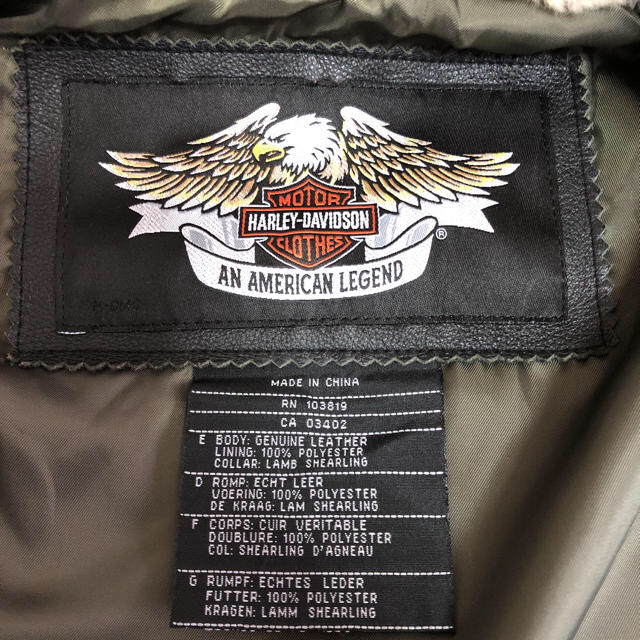 Harley Davidson - 【超美品】HARLEY-DAVIDSON レザージャケットの通販