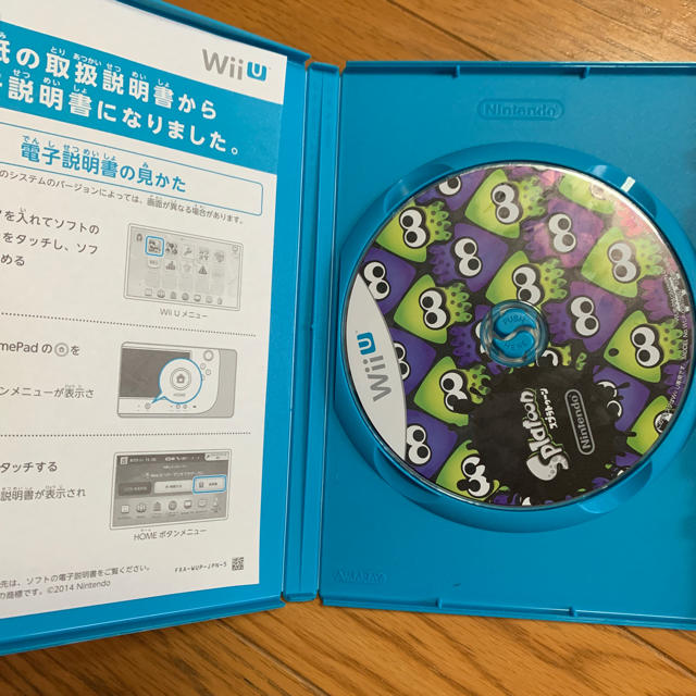 Wii U(ウィーユー)のWiiU スプラトゥーンとマリオカート8ソフト エンタメ/ホビーのゲームソフト/ゲーム機本体(家庭用ゲームソフト)の商品写真