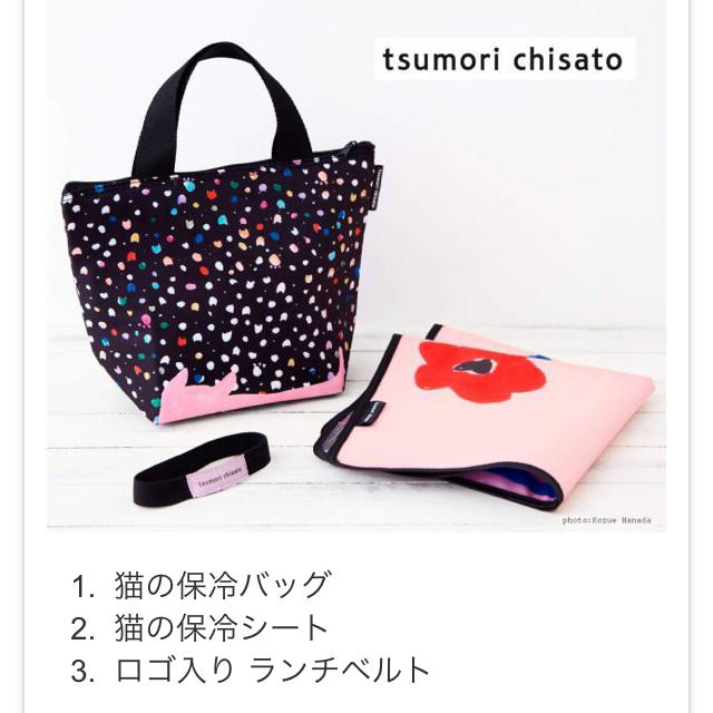 TSUMORI CHISATO(ツモリチサト)のツモリチサト 保冷バッグ  付録 インテリア/住まい/日用品のキッチン/食器(弁当用品)の商品写真