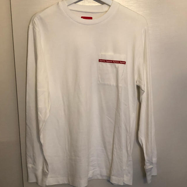 Supreme(シュプリーム)のSupreme Woven Tape L/S Pocket Tee メンズのトップス(Tシャツ/カットソー(七分/長袖))の商品写真