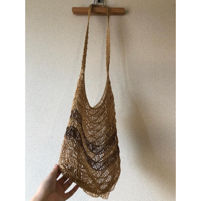 vintage used 編み編み summer bag レディースのバッグ(ショルダーバッグ)の商品写真