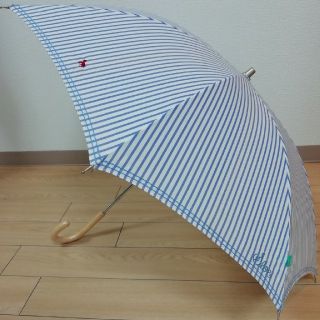 フェリシモ(FELISSIMO)の[中古品]フェリシモ日傘 ストライプ柄(傘)