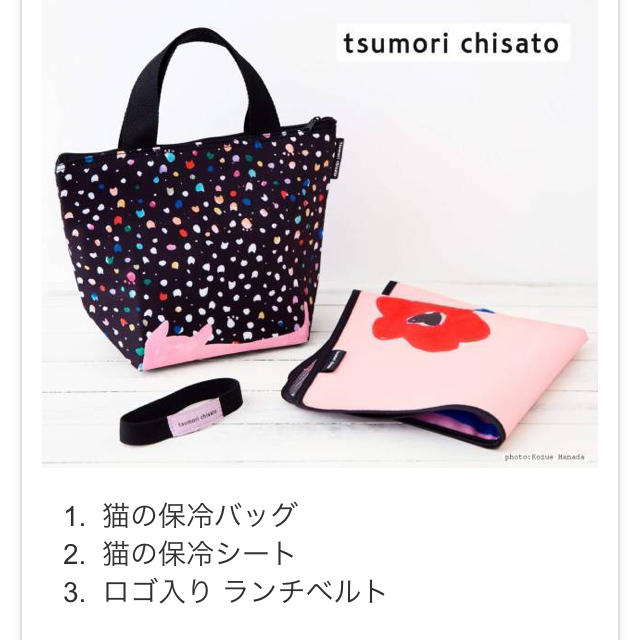 TSUMORI CHISATO(ツモリチサト)のツモリチサト 保冷バッグ 付録 インテリア/住まい/日用品のキッチン/食器(弁当用品)の商品写真