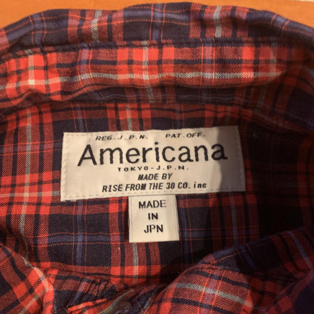 AMERICANA(アメリカーナ)のアメリカーナ  チェックシャツ レディースのトップス(シャツ/ブラウス(長袖/七分))の商品写真