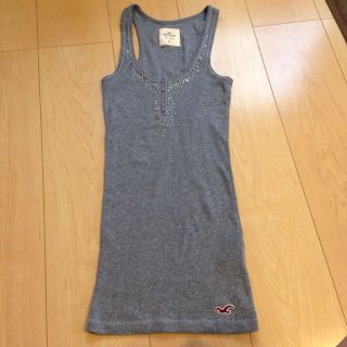 ホリスター(Hollister)のホリスター タンクトップ グレー(タンクトップ)