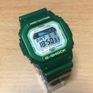 ジーショック(G-SHOCK)の【美品】CASIO カシオ G-SHOCK GLX-5600A-3JF グリーン(腕時計(デジタル))