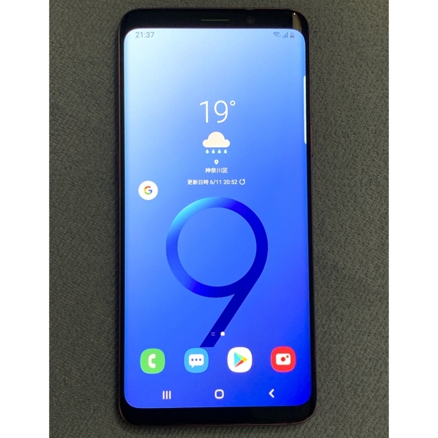 スマートフォン本体SIMフリー Galaxy S9 パープル 64G デュアルSIM海外版