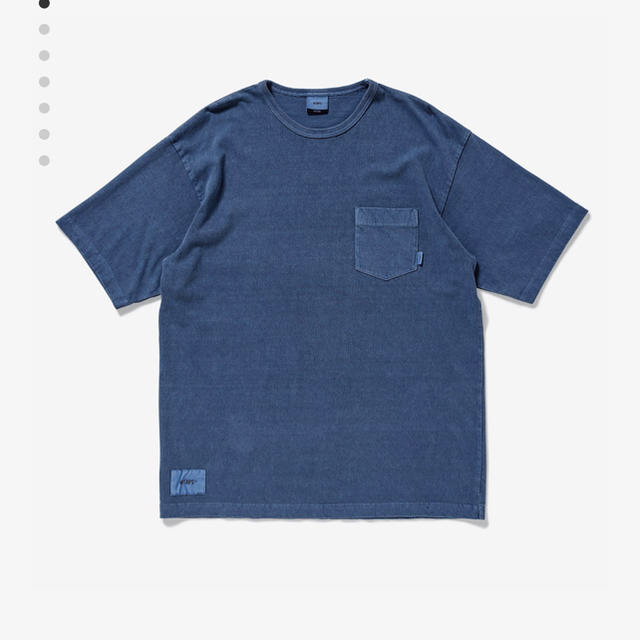 BLUEサイズ19SS WTAPS BLANK SS 05 TEE. COTTON BLUE