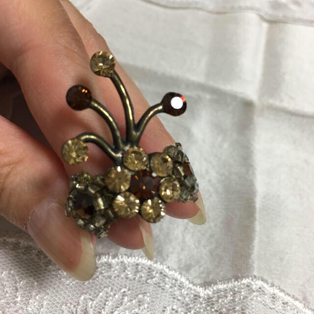 ☆Michal Negrin☆ クラウンリング ブラウンフラワー レディースのアクセサリー(リング(指輪))の商品写真