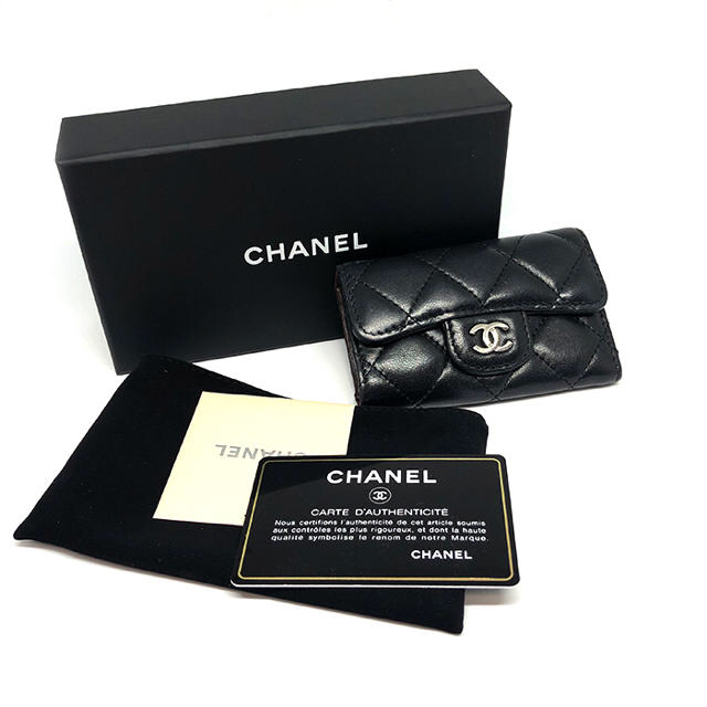 CHANEL - シャネル キーケース マトラッセ ラムスキン の通販 by 未楽 ...